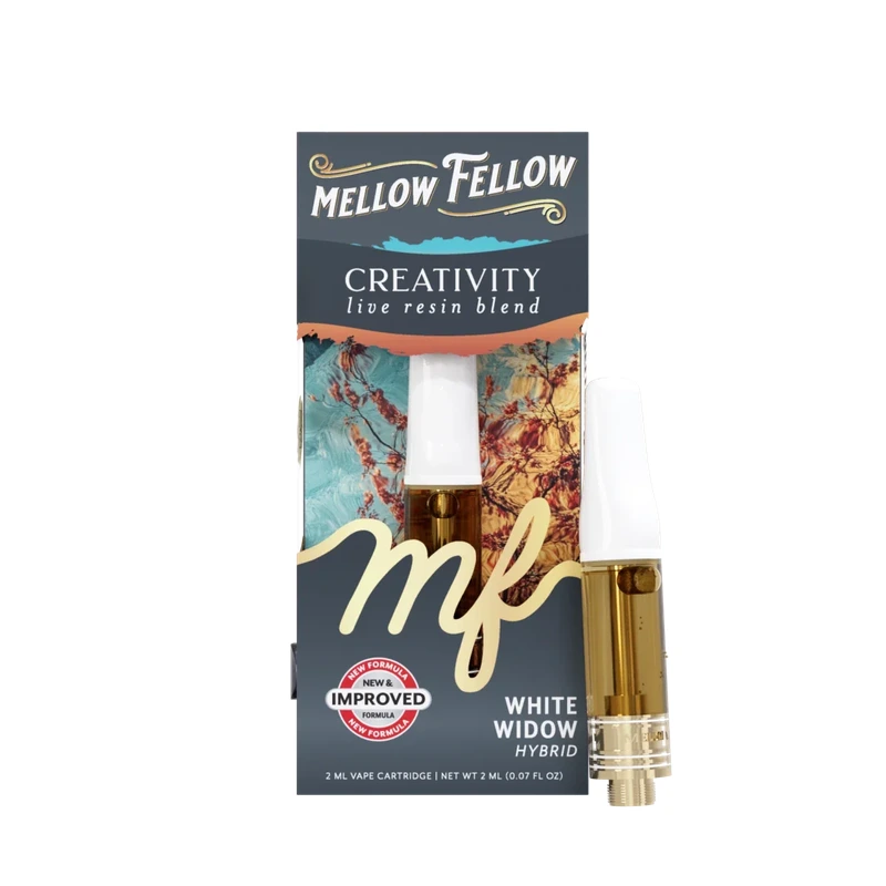 Creativity Blend 2ml Live Resin Vape Cartridge - White Widow