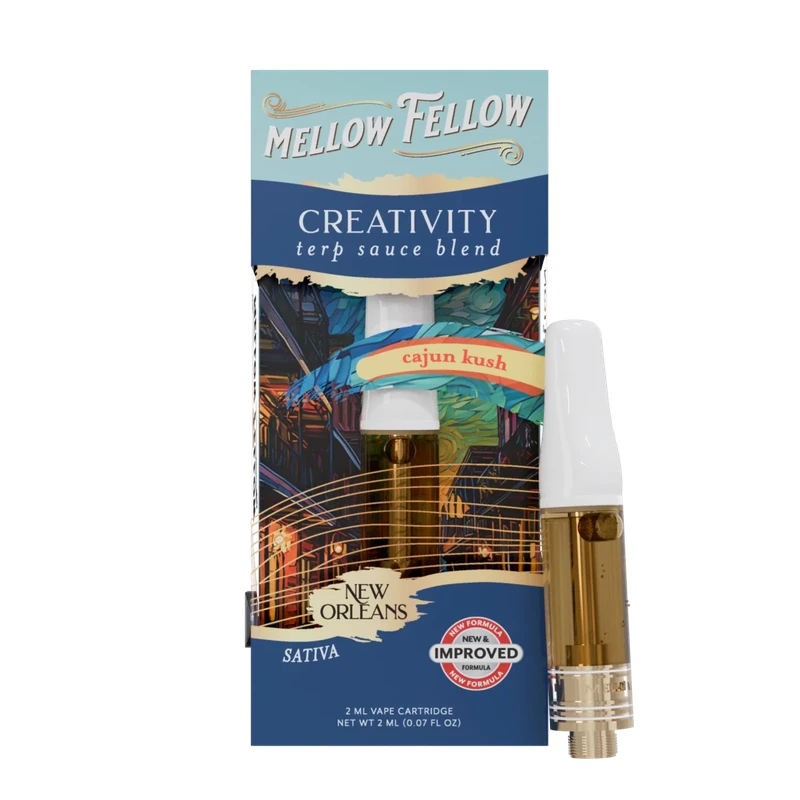 Creativity Blend Terp Sauce 2ml Vape Cartridge - Cajun Kush