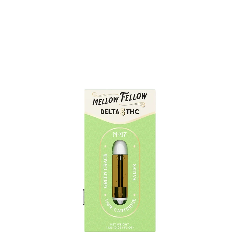 Delta 8 1ml Vape Cartridge - Green Crack