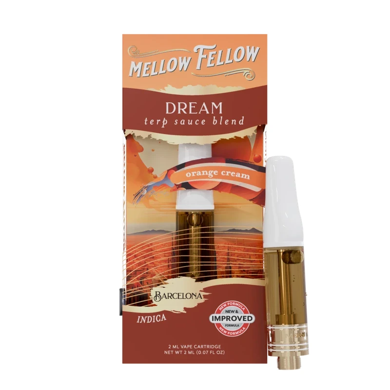 Dream Blend Terp Sauce 2ml Vape Cartridge - Orange Cream