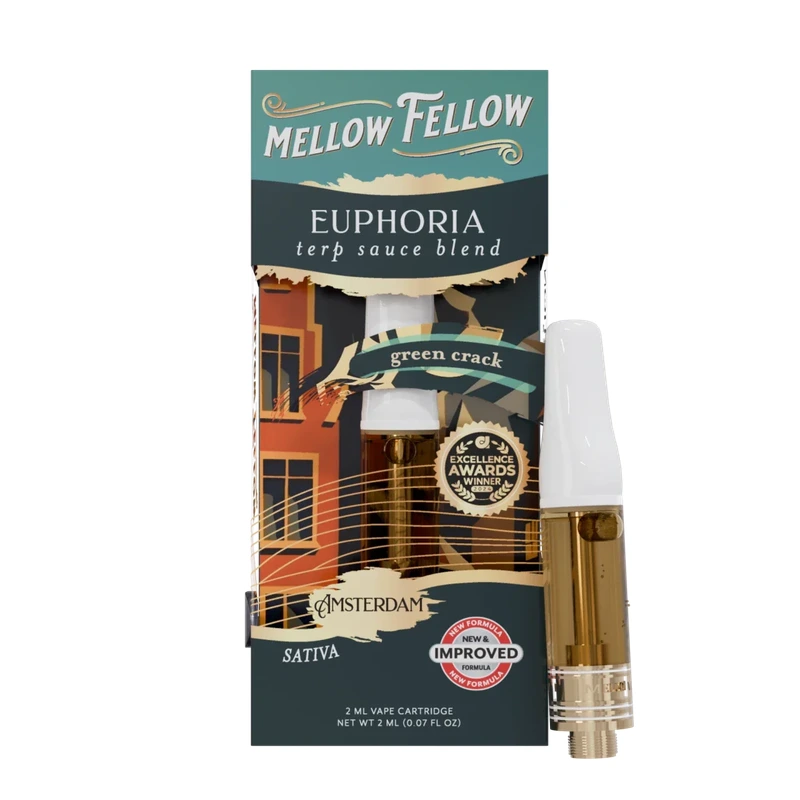 Euphoria Blend Terp Sauce 2ml Vape Cartridge - Green Crack