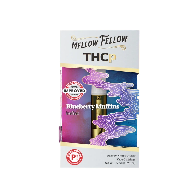 THCp 0.5ml Vape Cartridge - Blueberry Muffins