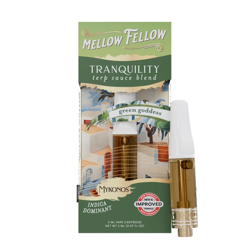 Tranquility Blend Terp Sauce 2ml Vape Cartridge - Green Goddess