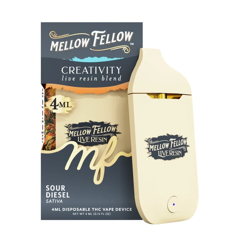 Creativity Blend 4ml Live Resin Disposable Vape - Sour Diesel