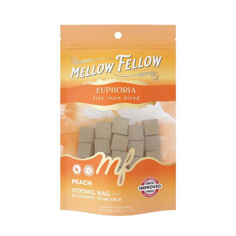 Euphoria Blend Live Resin M-Fusions Edibles Peach 1000mg