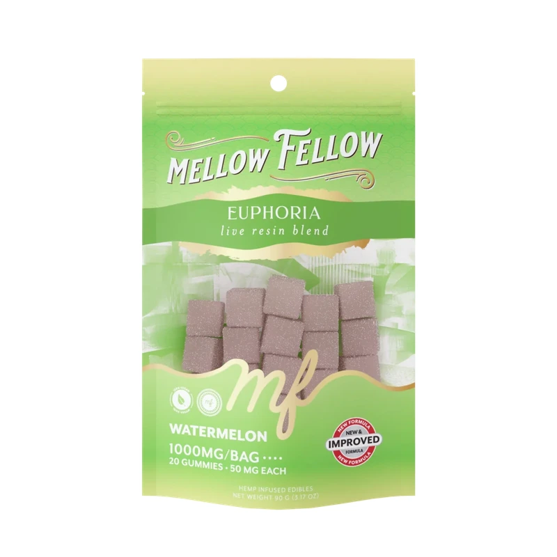 Euphoria Blend Live Resin M-Fusions Edibles Watermelon 1000mg