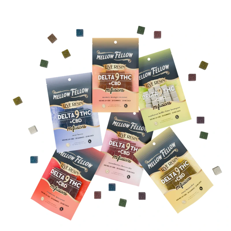 BYOB New Exotic Flavors Delta 9 Live Resin Edibles 400mg Bundle (3 Pack)