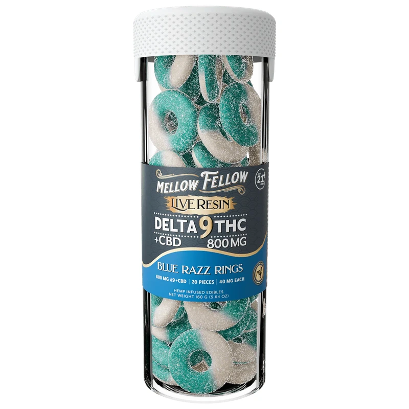 Delta 9 Live Resin Blue Razz Rings