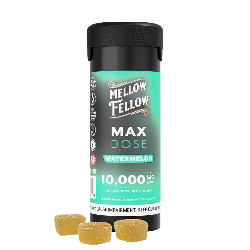 Max Dose Gummies 20ct 10000mg Watermelon