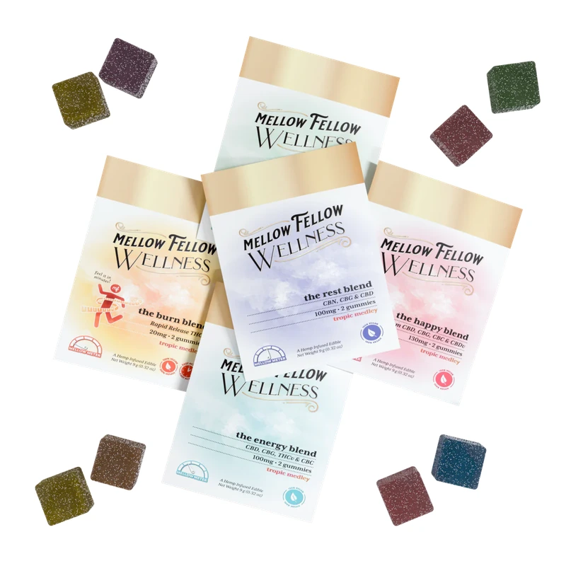 Wellness 2ct Gummies 5 Pack Sampler