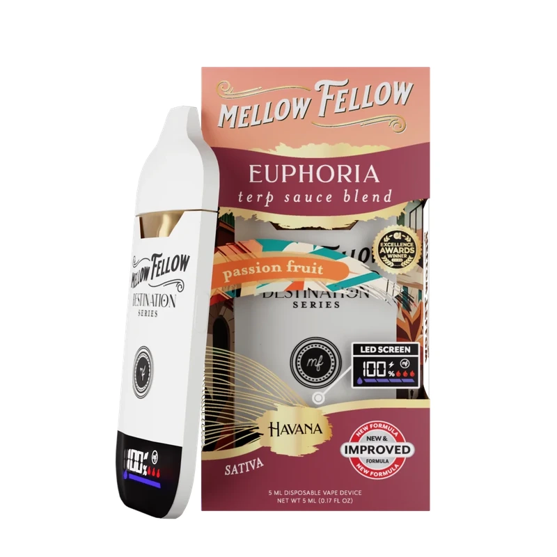 Euphoria Blend Terp Sauce 5ml Disposable Vape - Passion Fruit
