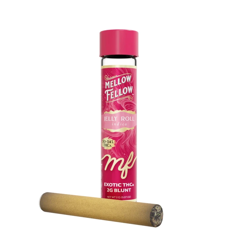 THCa 2g Prerolled Exotic Blunt - Jelly Roll (Indica)