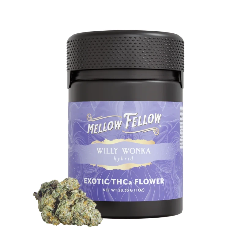 Exotic THCa Flower 1oz Jars - Willy Wonka (Hybrid)