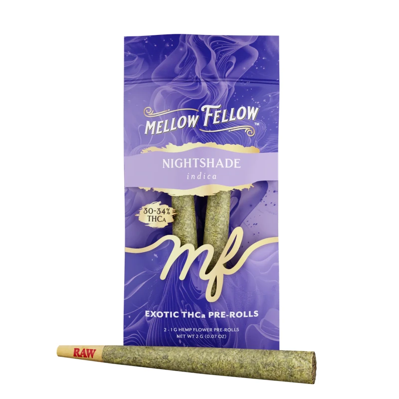 THCa Prerolls 2pc 2g Private Reserve Exotic - Nightshade (Indica)