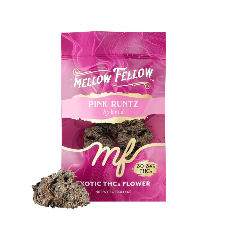 Exotic THCa Flower 1g Sachets - Pink Runtz (Hybrid)