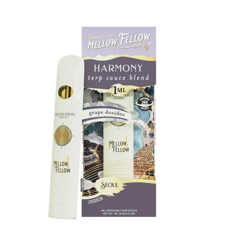 Harmony Blend Terp Sauce 1ml Disposable Spinner Vape - Grape Dosidos