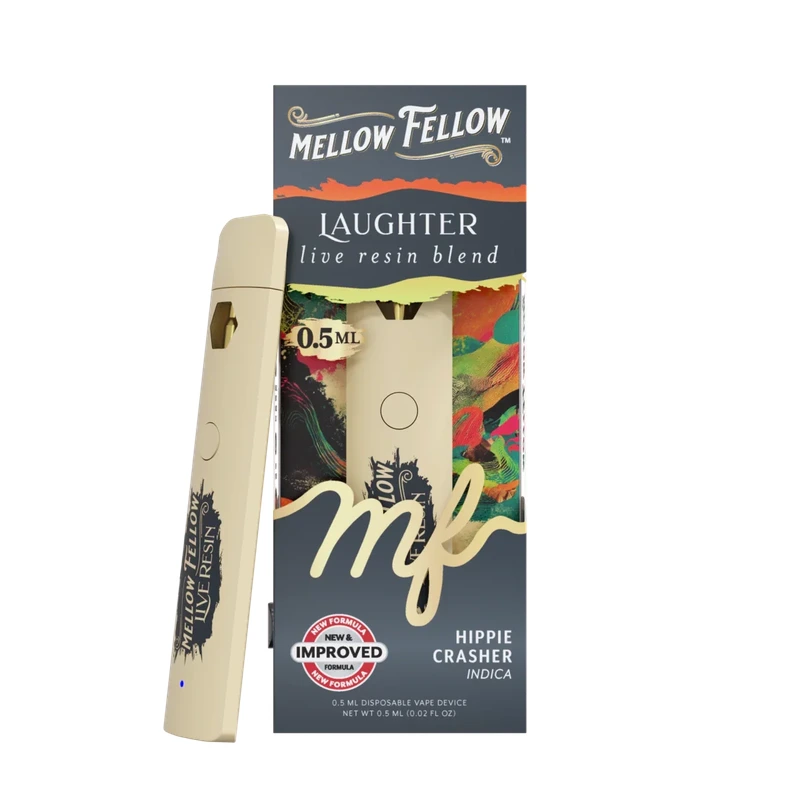 Laughter Blend 0.5ml Live Resin Disposable Vape - Hippie Crasher