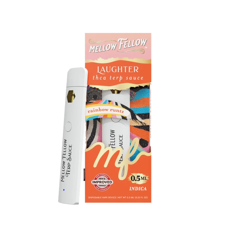 Laughter Blend 0.5ml Terp Sauce Disposable Vape - Rainbow Runtz