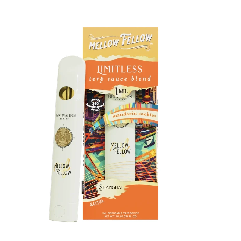 Limitless Blend Terp Sauce 1ml Disposable Spinner Vape - Mandarin Cookies