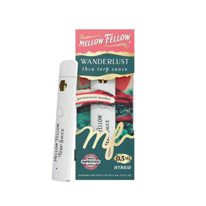 Wanderlust Blend 0.5ml Terp Sauce Disposable Vape - Permanent Marker