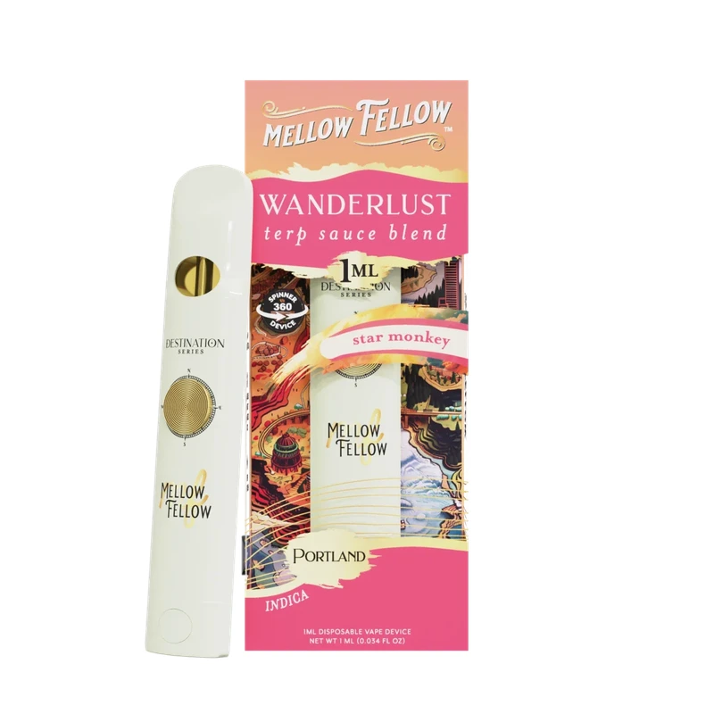 Wanderlust Blend Terp Sauce 1ml Disposable Spinner Vape - Star Monkey